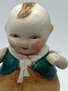 Hand-Painted Bisque Antique Doll