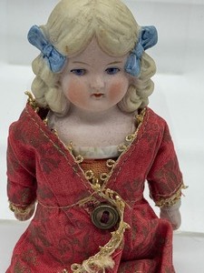 Antique Doll- Molded Shoulder, Head and Legs