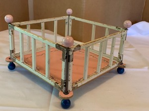 Vintage dolltoy crib