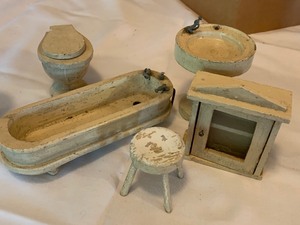Lot of AntiqueVintage Doll Furniture