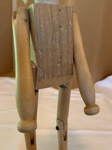 Vintage Wooden Clothespin Doll