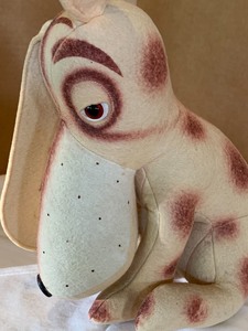 Vintage Adorable Mascot Vintage Stuffed Dog