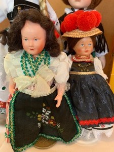 Lot of Five Dolls