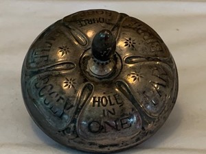 Vintage Toy Spinning Top- Golf Terms