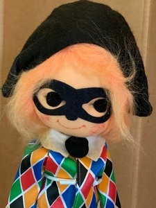 Cloth Character- Masquerade Doll by Lenci with Tags