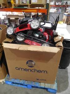 lot 6 image: WHOLESALE PALLET LOT OF LAWN MOWERS