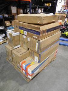 lot 8 image: WHOLESALE PALLET LOT OF MINI SPLIT HEADS AND LINE SETS