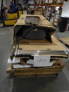 lot 24 image: WHOLESALE PALLET LOT OF TUBS, DOORS, SHOWER BASE