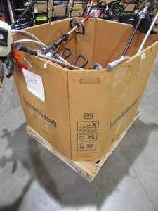 lot 25 image: WHOLESALE PALLET LOT OF POWER EQUIPMENT  WEED WHIPS.