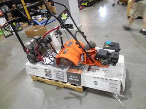 lot 30A image: WHOLESALE PALLET LOT OF SHELVING, POWER EQUIPMENT