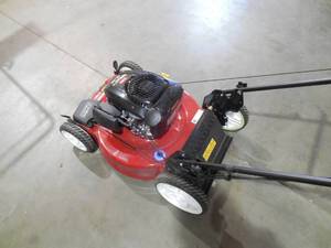 lot 50 image: 22 in. Kohler High Wheel Variable Speed Gas Walk Behind Self Propelled Lawn Mower