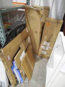 lot 63 image: HUGE LOT OF FIREPLACE SCREENS AND LOG HOLDERS