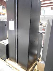 lot 118 image: Husky  Heavy Duty Welded 92 in. W x 81 in. H x 24 in. D Steel Garage Cabinet Set in Black (4-Piece)