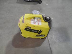 lot 156 image: RYOBI 1,000 Starting Watt Gasoline Powered Portable Generator with Digital Inverter