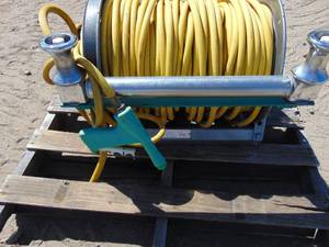 lot 43 image: Large Hose Reel With Hose