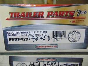 lot 64 image: 12x2 Electric Brake Backer Plates