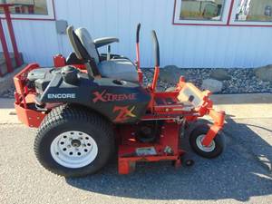 lot 60 image: Encore X-treme 52 Zx Commercial Grade Zero Turn Mower