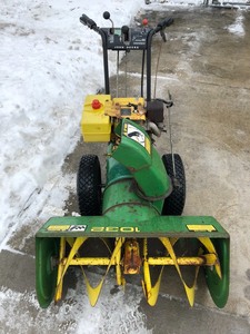 lot 42 image: John Deere 3210HP Self Propelled Snowblower (See Video)