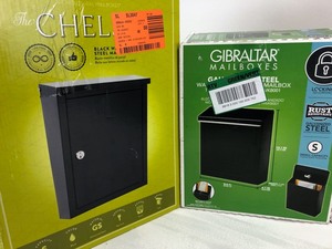 lot 47 image: Damaged Gibraltar Mailboxes Lot (Lot of 4)