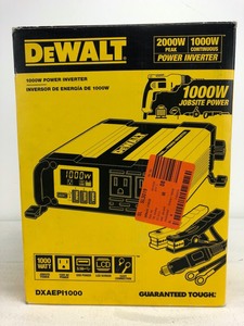 lot 23 image: Dewalt 1000-Watt Power Inverter