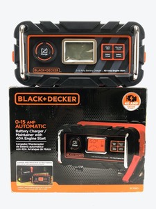 lot 26 image: BlackDecker 15 Amp Battery Charger with 40 Amp Engine Start