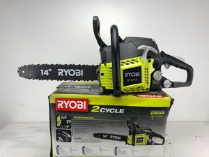 lot 10 image: Ryobi 142-Cycle Gas Chainsaw