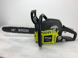 lot 9 image: Ryobi 14 2-Cycle Gas Chainsaw (See Video)