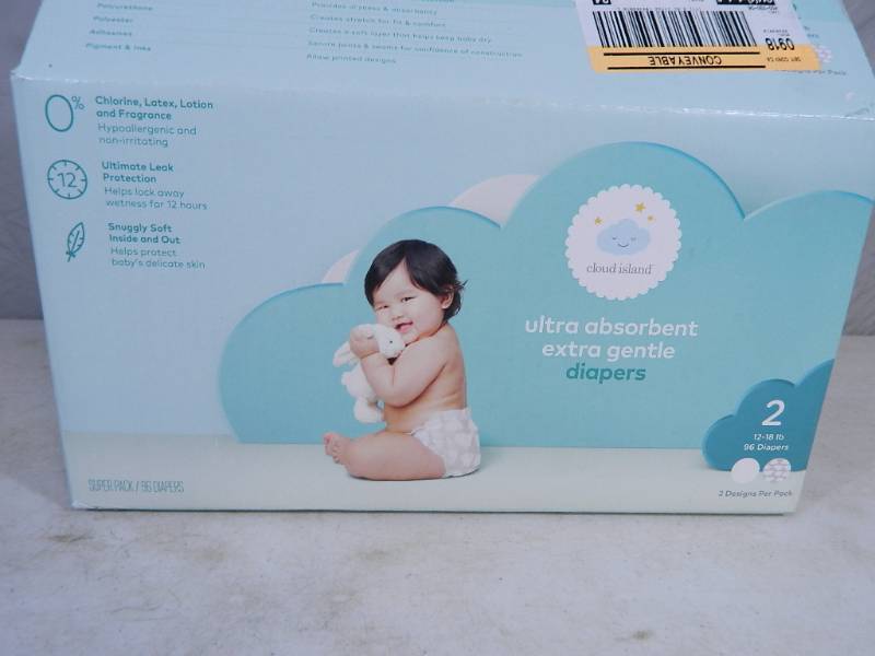 Cloud island hot sale diapers size 1