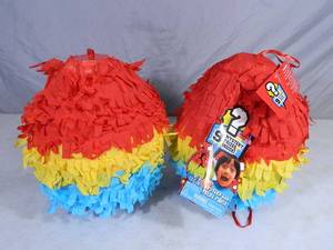 lot 68 image: 2 New Filled Mystery Pinatas