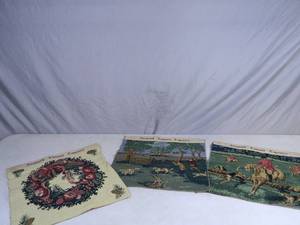 lot 77 image: 3 New Vintage Tapestries