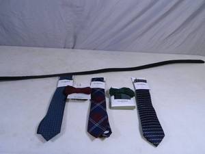 lot 83 image: New Belt, Ties, and More