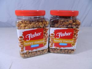 lot 115 image: 2 New Large Containers of Honey Roasted Peanuts
