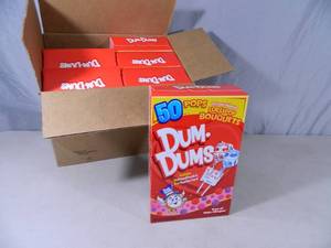 lot 137 image: New Case of Dum Dum Suckers