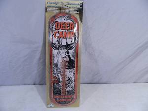 lot 187 image: New Deer Camp Tin Thermometer