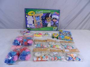 lot 200 image: New Giant Coloring Books, Crayons and More