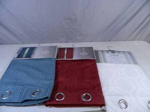 lot 215 image: 3 New Sets of Curtains