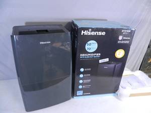 lot 3A image: New Hisense Dehumidifier w Shipping Damage