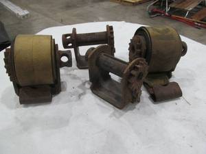 lot 91 image: Flat Winch Straps and Winches
