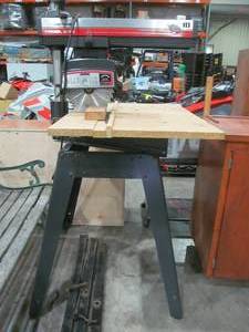 lot 136 image: radial saw