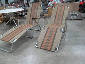 lot 151 image: Foldable Chairs