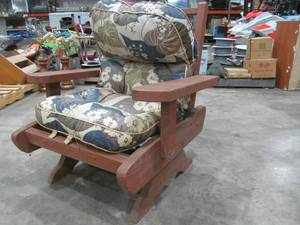 lot 153 image: Wooden Rocker Chair