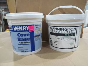 lot 263 image: Floor adhesive jugs