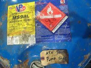 lot 299 image: Racing Fuels in containers