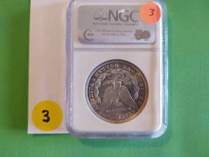 lot 3 image: 1878 8TF Morgan Dollar NGC MS 63