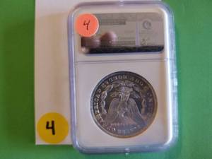 lot 4 image: 1878 7TF REV of 78 Morgan Dollar NGC MS 62