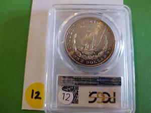 lot 12 image: 1885 Morgan Dollar PCGS MS 64