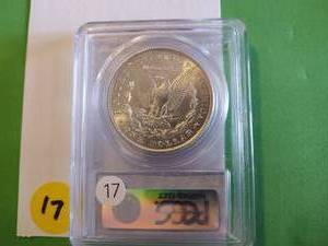 lot 17 image: 1896 Morgan Dollar PCGS MS 63