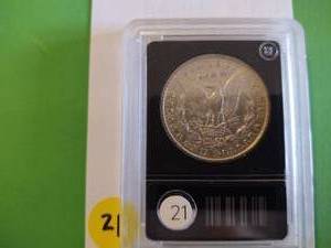 lot 21 image: 1903 Morgan Dollar In Holder VF 20