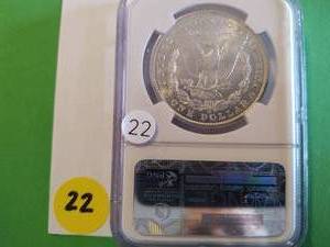 lot 22 image: 1904-O Morgan Dollar NGC MS 63