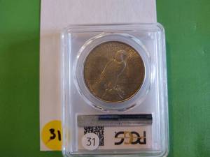 lot 31 image: 1934-D Peace Dollars PCGS MS 62